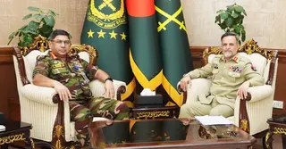 সেনাপ্রধানের সঙ্গে পাকিস্তানের এইচআইটি চেয়ারম্যানের সাক্ষাৎ